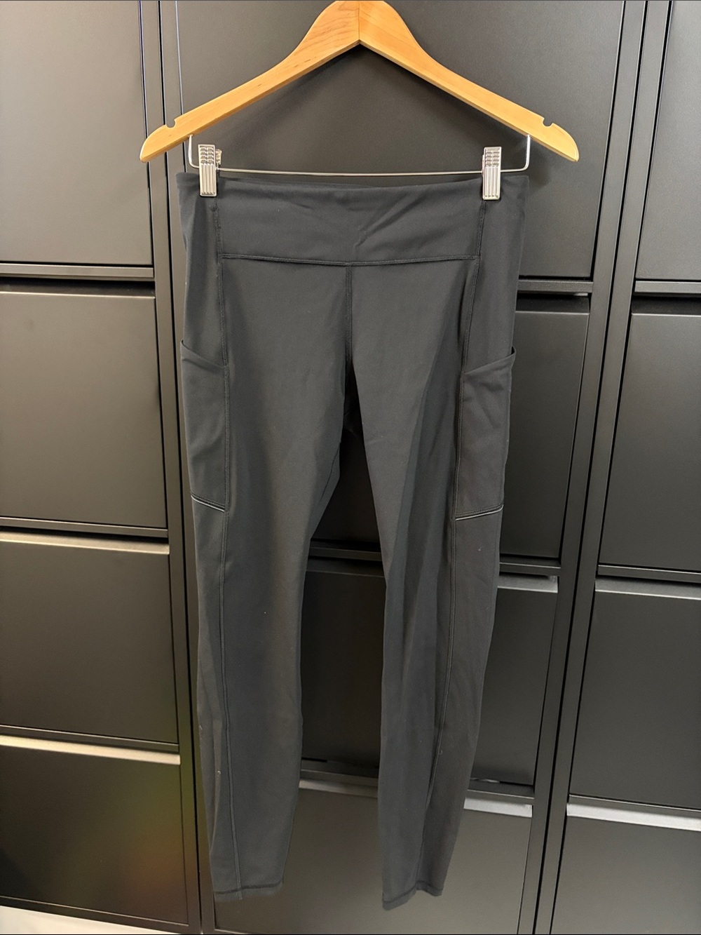 lululemon athletica Black High-Rise Leggings with Side Phone Pockets